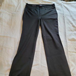 NYDJ Ponte Pants Jersey Knit - Marilyn Straight - Size 12 - Black